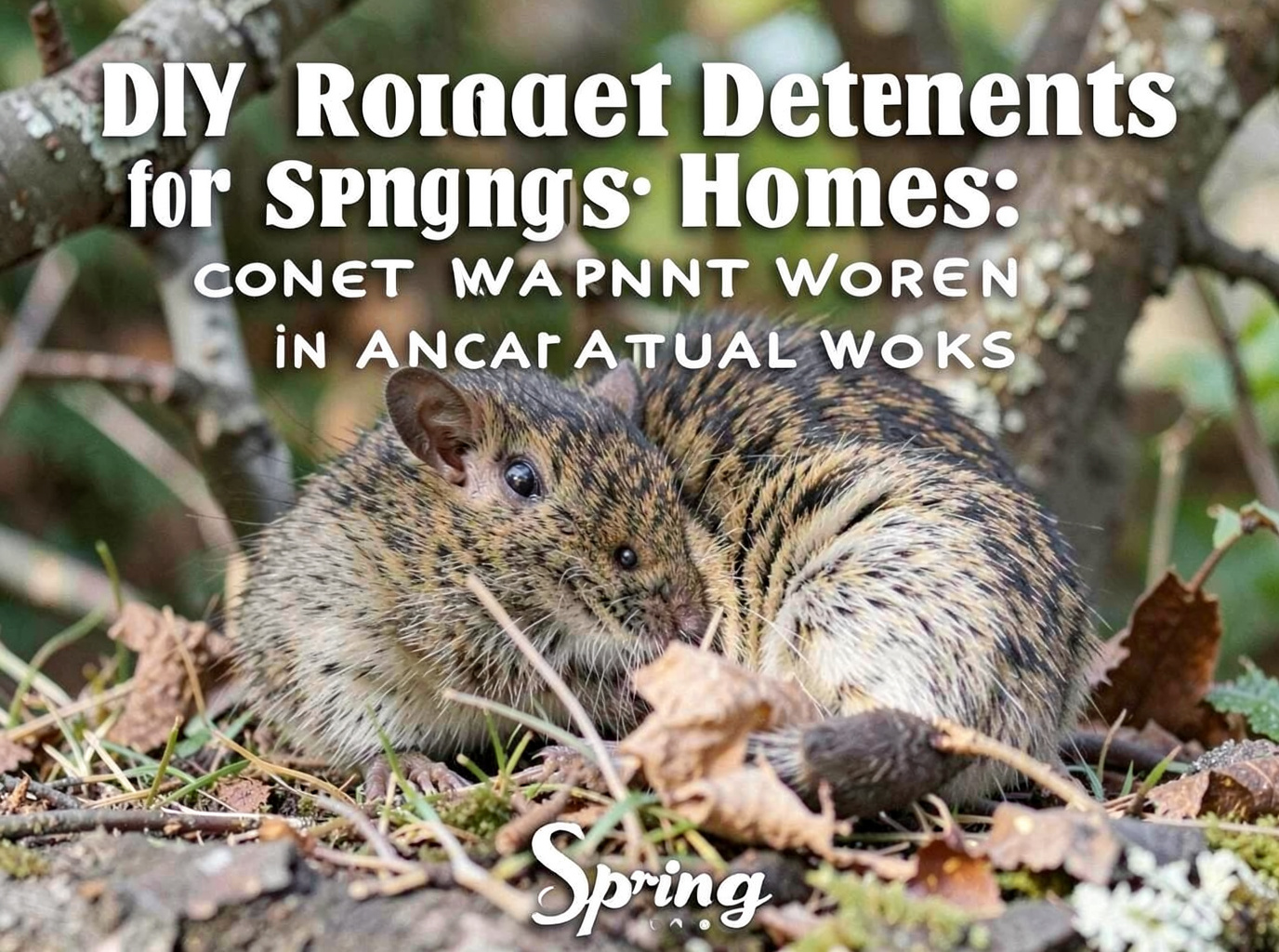 DIY Rodent Deterrents for Spring Homes: What Actually Works