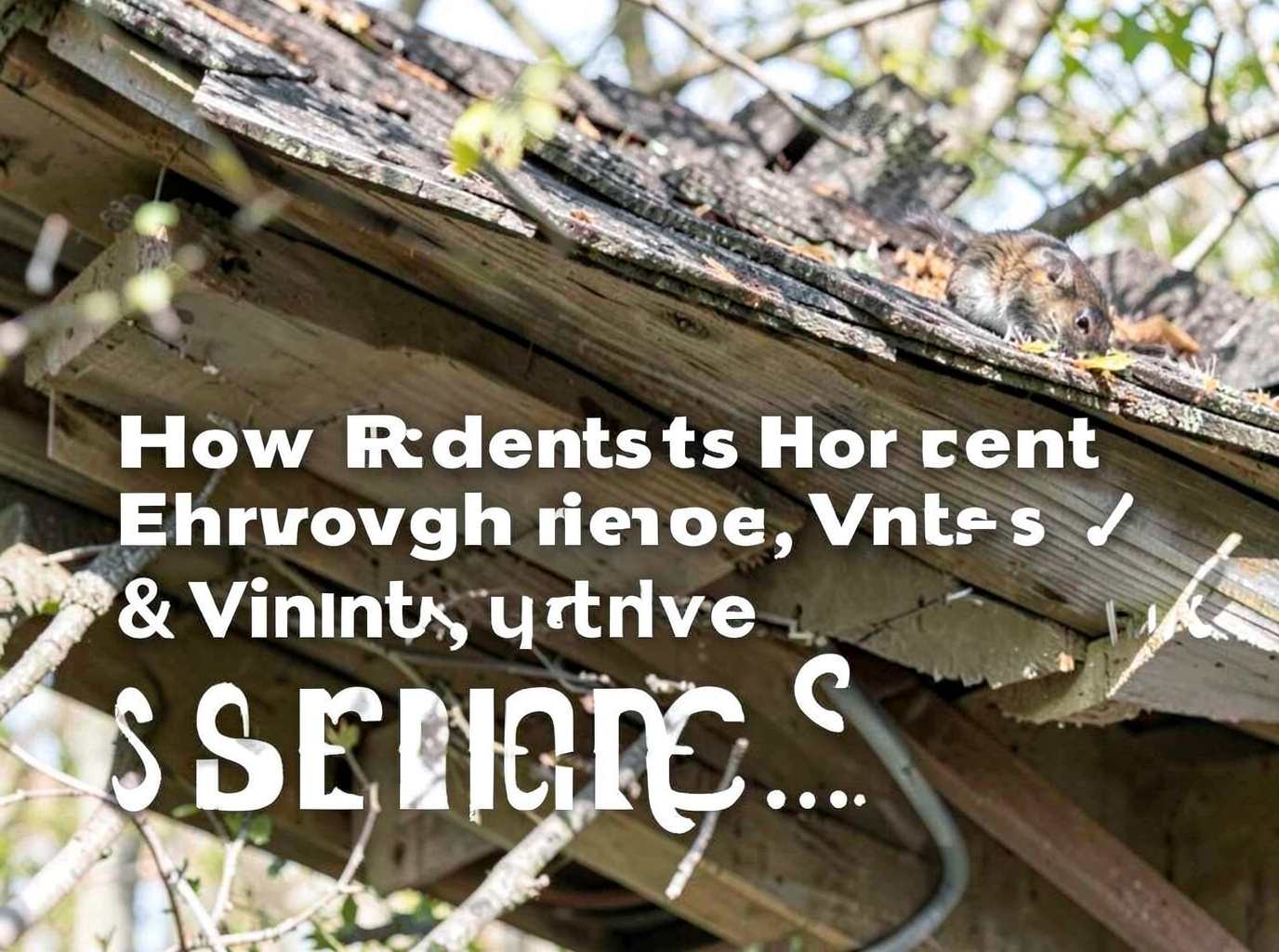 rodent control in Memorial Northwest
